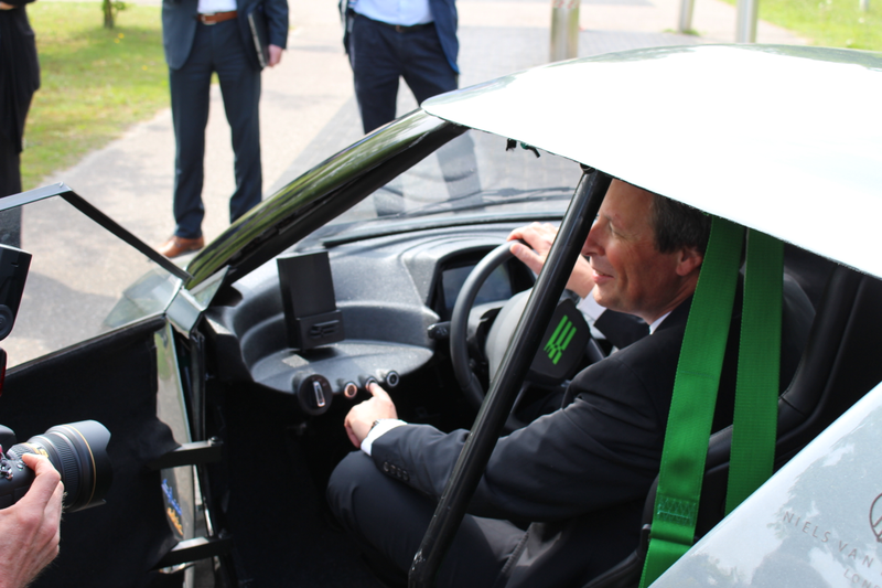 The best picture I have of the dashboard, here with the General Counsel of our sponsor NXP, Guido Dierick sitting in Nova.